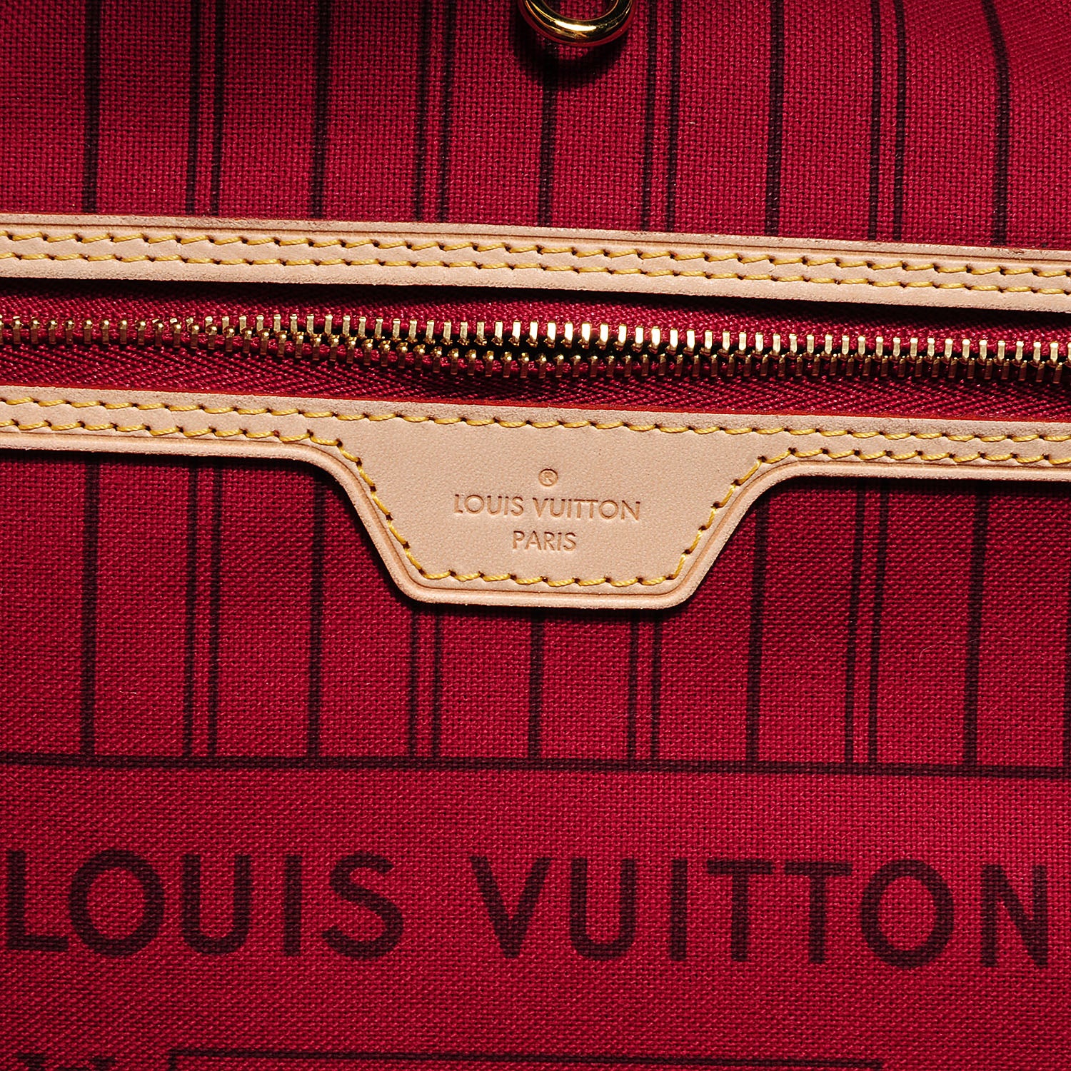 Louis Vuitton Monogram Neverfull MM Fuchsia 6 of 7