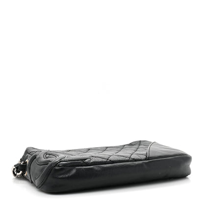 Chanel Aged Calfskin Quilted Cambon Pochette Black 4 of 11