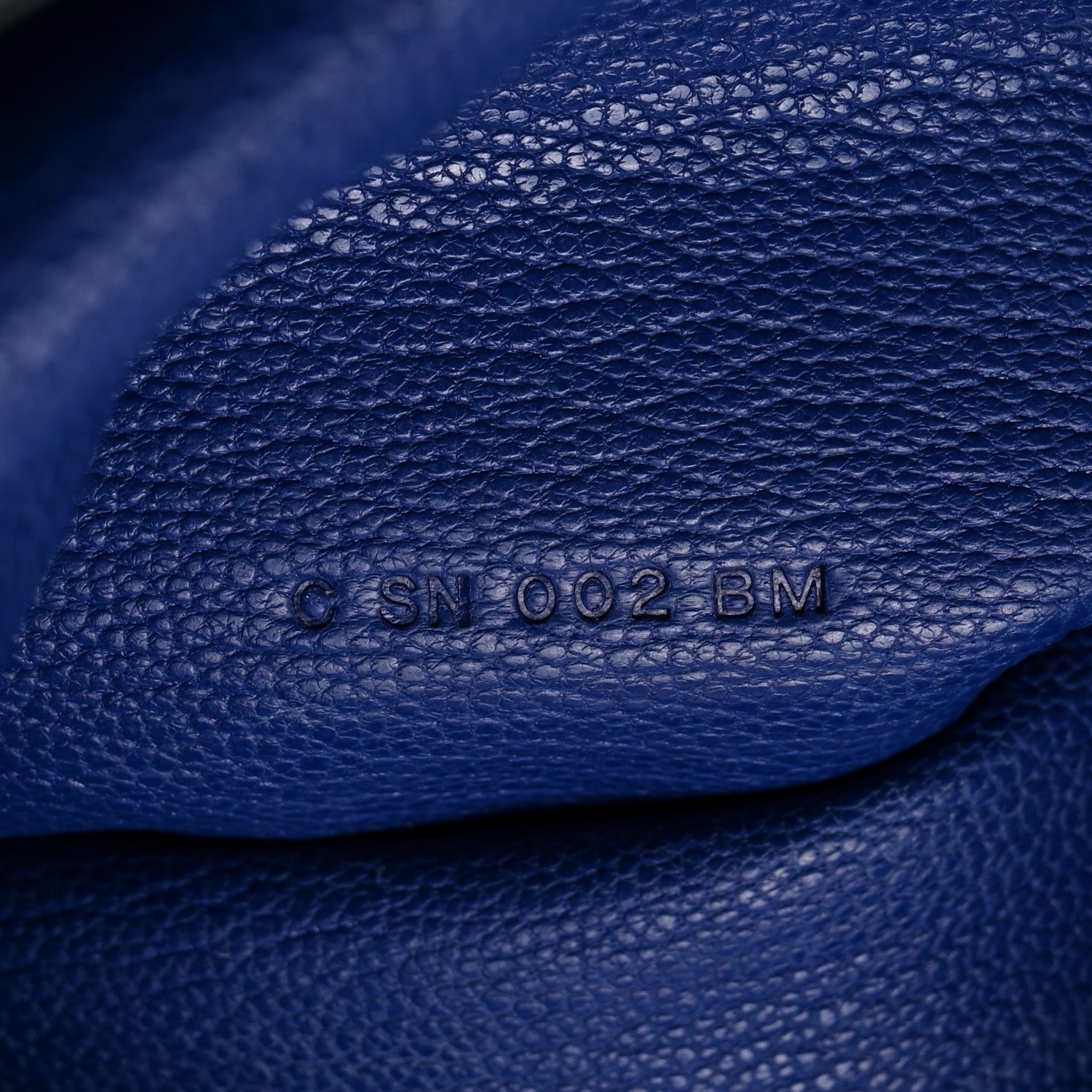 Hermes Chevre Mysore Bearn Gusset Wallet Bleu Electrique 7 of 13