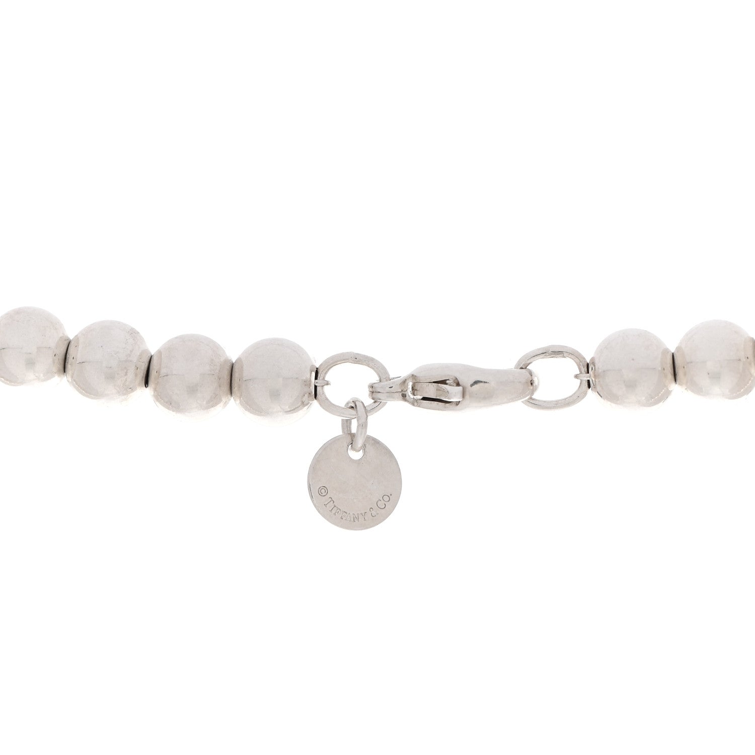 Tiffany Sterling Silver HardWear Graduated Ball Necklace 4 of 6