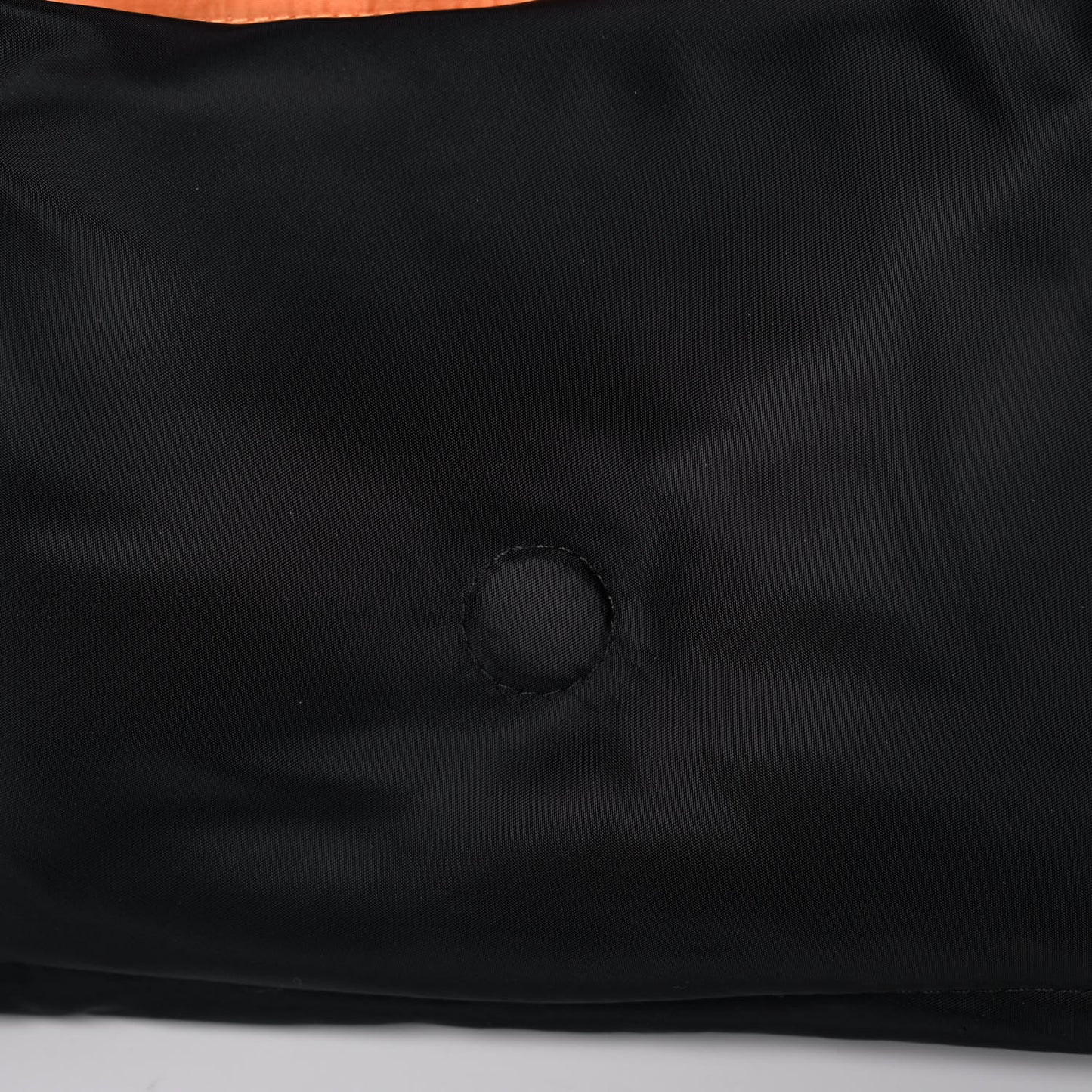 Lambskin The Pillow Bag Black Orange