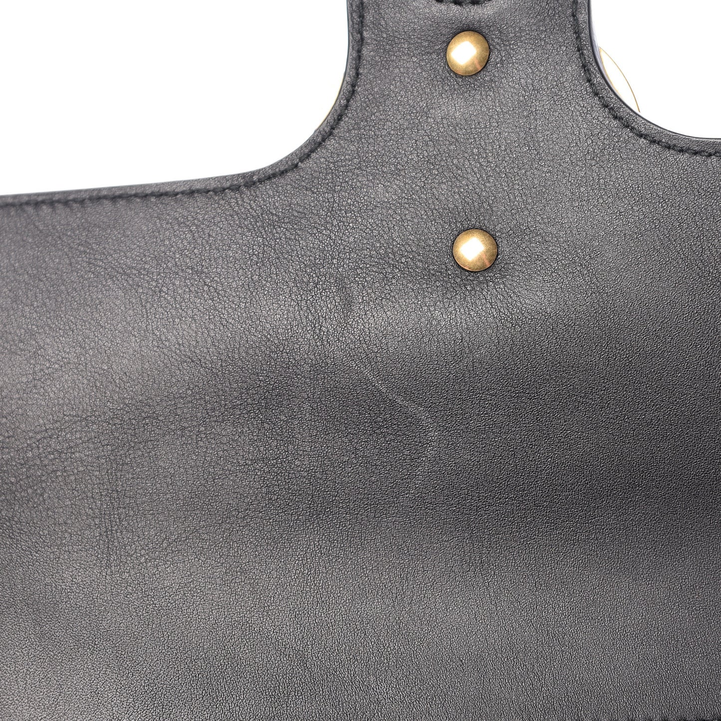 Suede Pearly GG Marmont Clutch Black