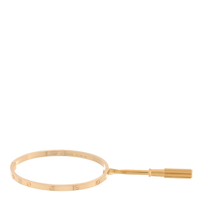 Cartier 18K Yellow Gold Small LOVE Bracelet 17 4 of 5