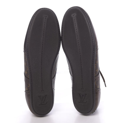 Louis Vuitton Calfskin Monogram Lyrics Sneakers 39.5 Bronze 5 of 9