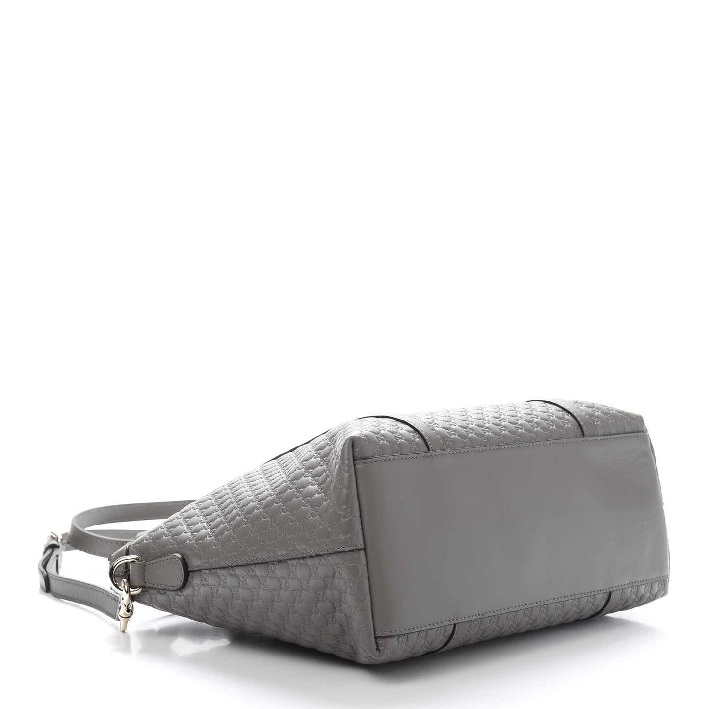 Soft Microguccissima Small Zippered Satchel Loess