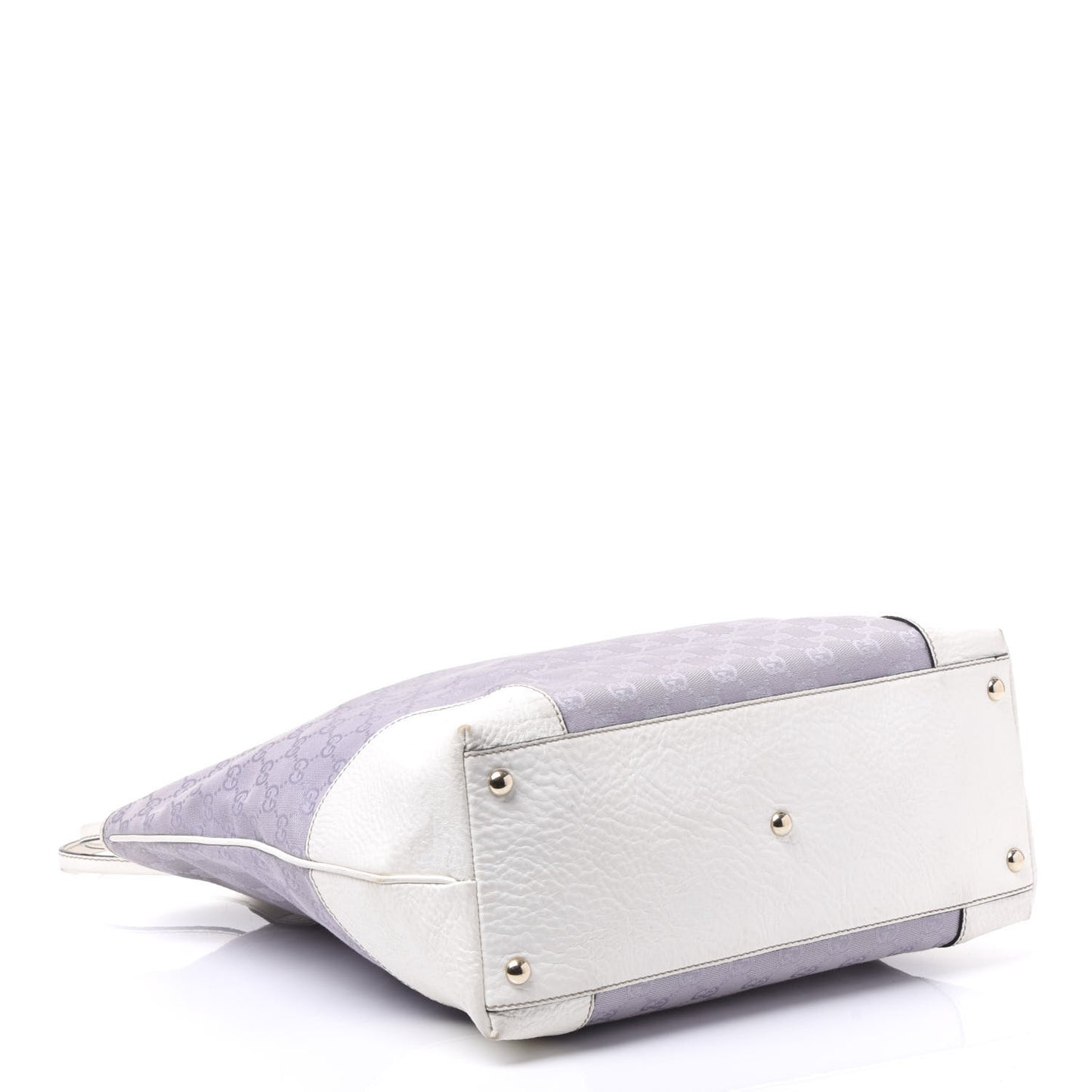 Monogram Tote Violet White