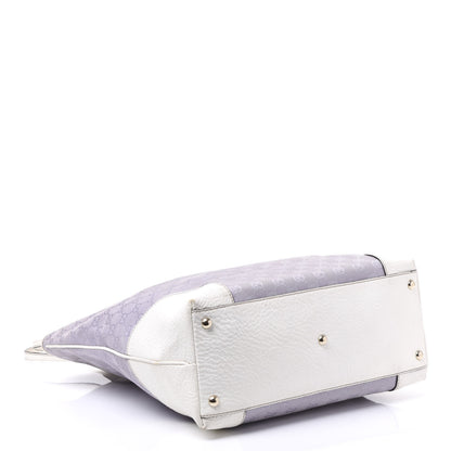 Gucci Monogram Tote Violet White 3 of 14