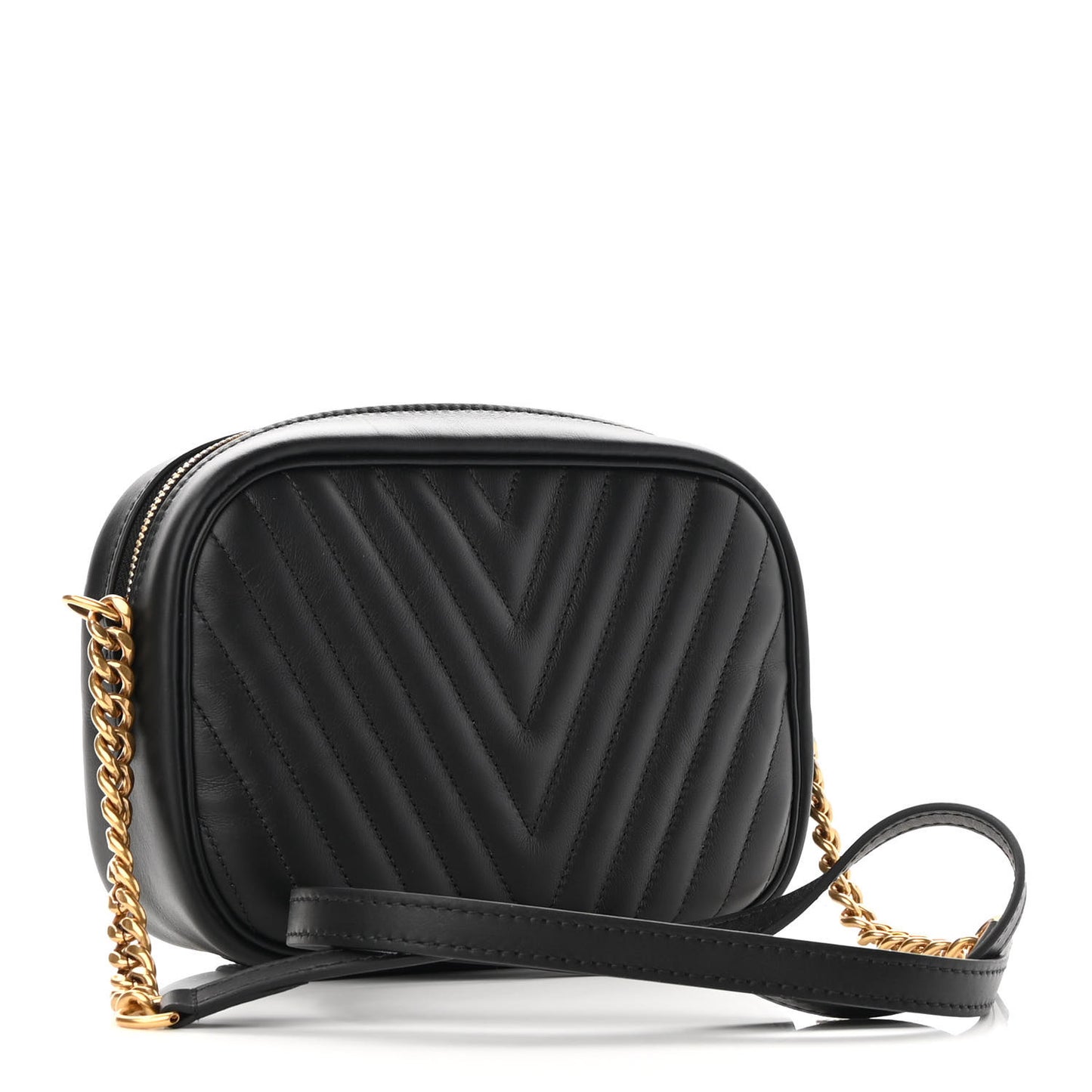 Calfskin New Wave Camera Bag NV Black
