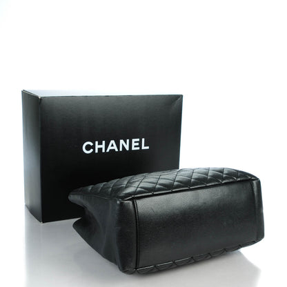 Chanel Caviar Quilted Grand Shopping Tote GST Black 4 of 8
