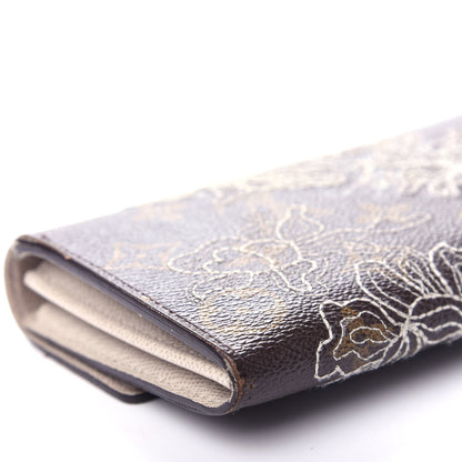 Louis Vuitton Monogram Dentelle Sarah Wallet Silver 10 of 11