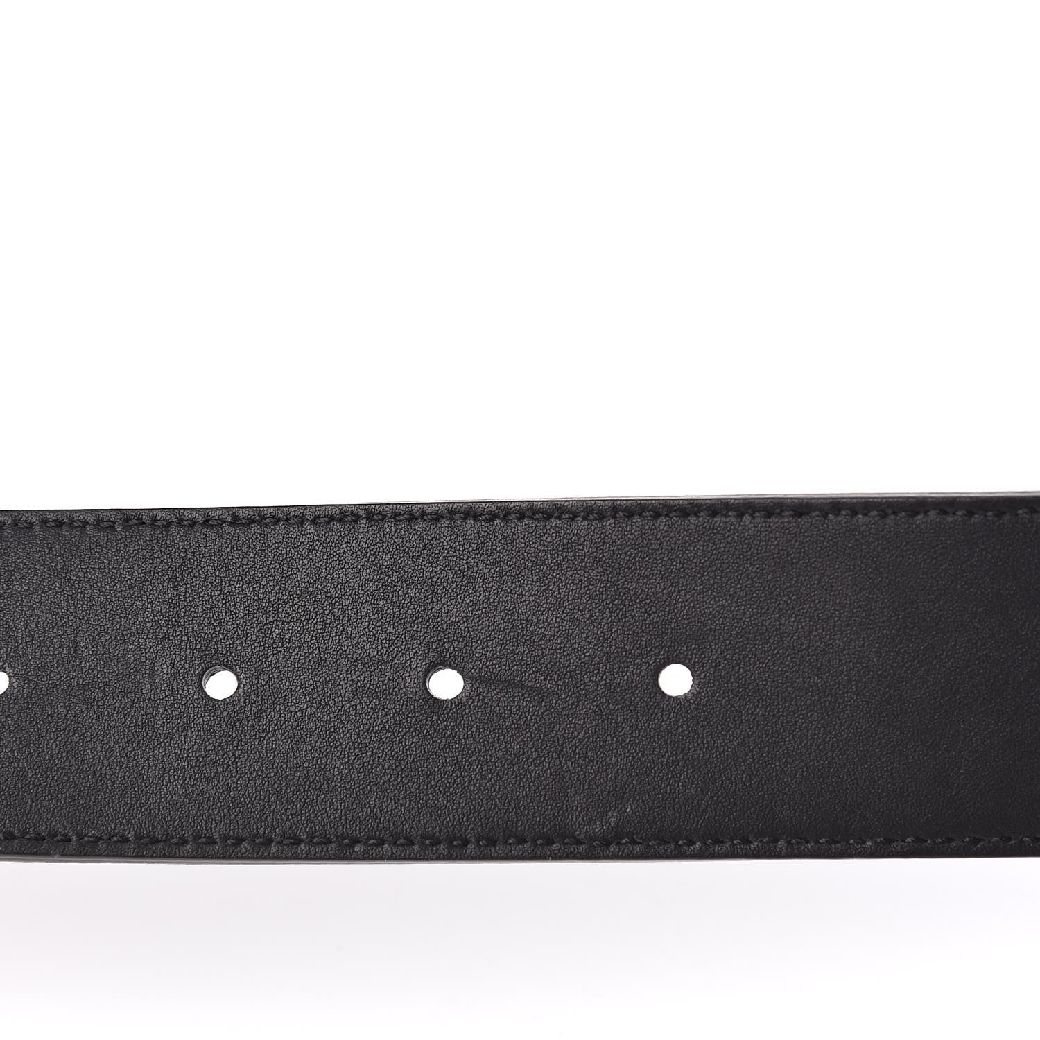 Gucci Textured Calfskin Double G 40mm Belt 75 30 Black 7 of 8