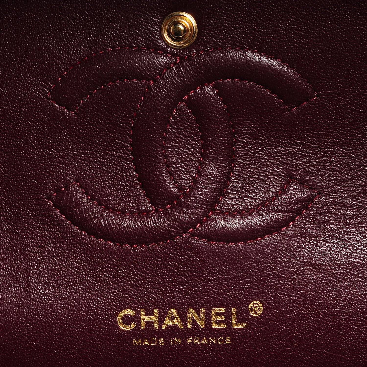 Chanel Lambskin Quilted Medium Double Flap Black 6 of 9