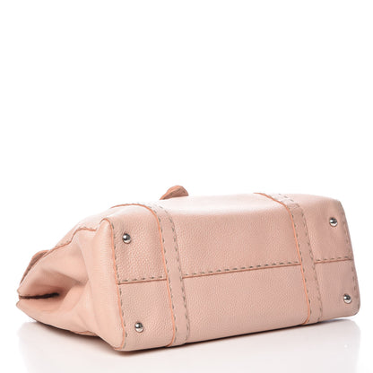 Fendi Cuoio Romano Selleria Large Linda Satchel Cipria 4 of 13