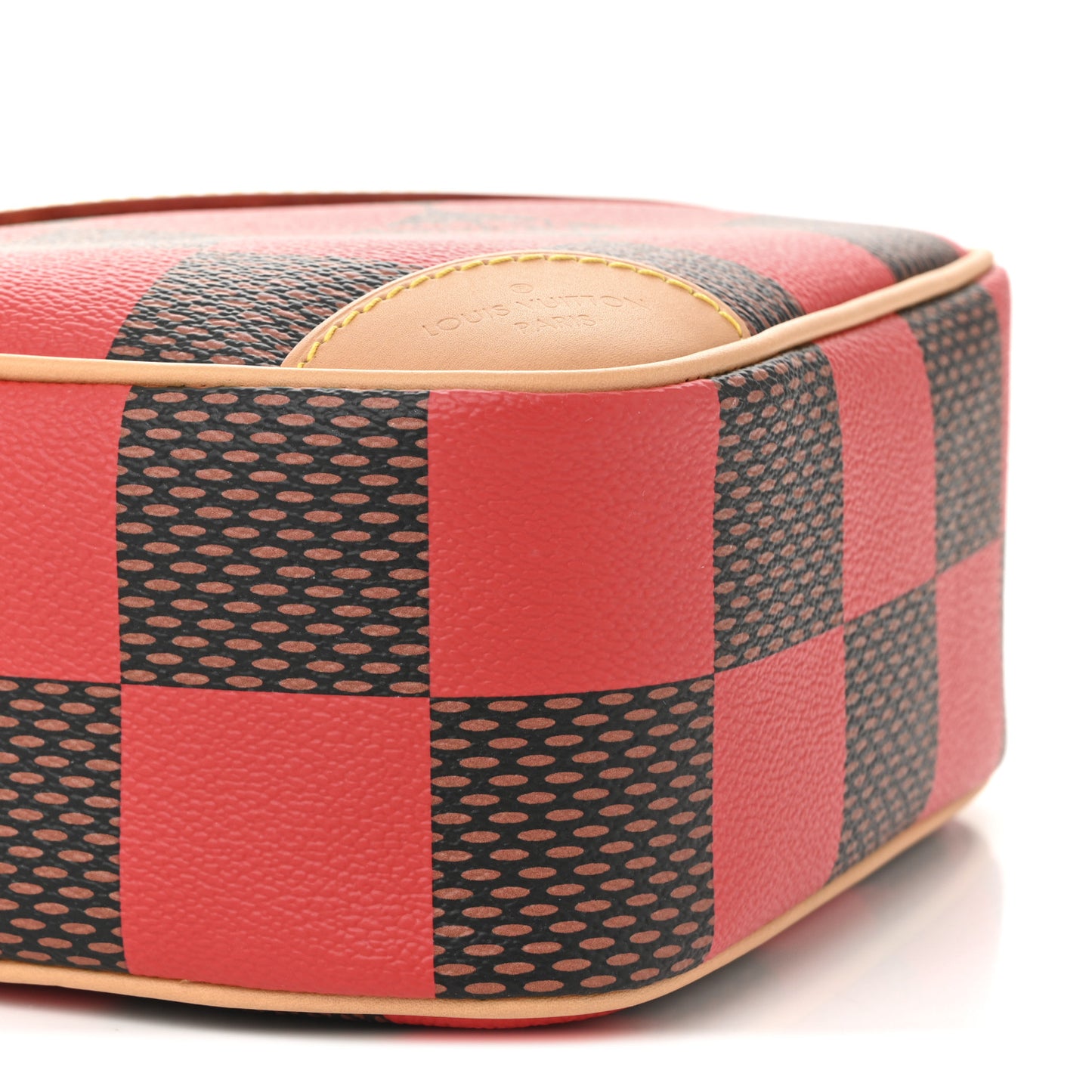 Damier Pop Chess Messenger Red