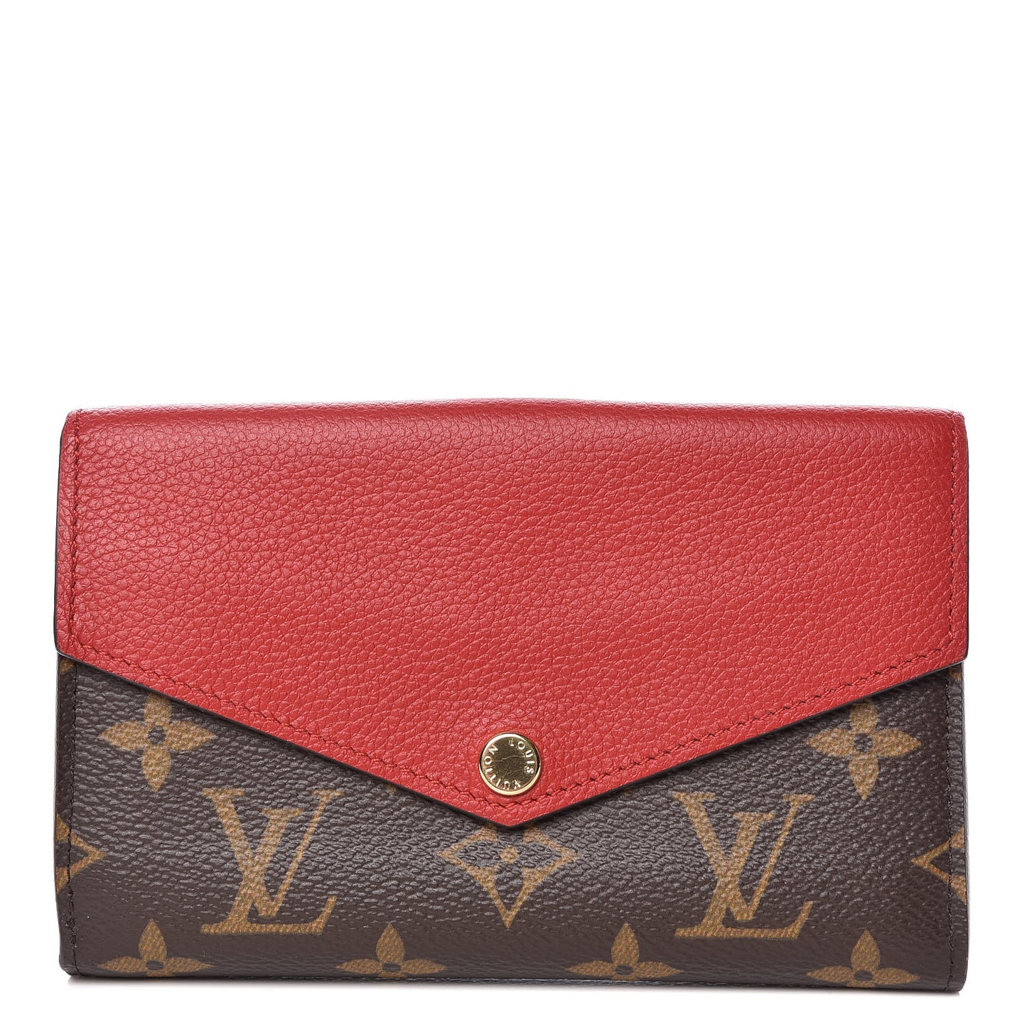 Monogram Pallas Compact Wallet Cherry