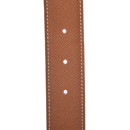 Hermes Epsom Reversible Belt Strap 68 Gold Rouge H 5 of 6