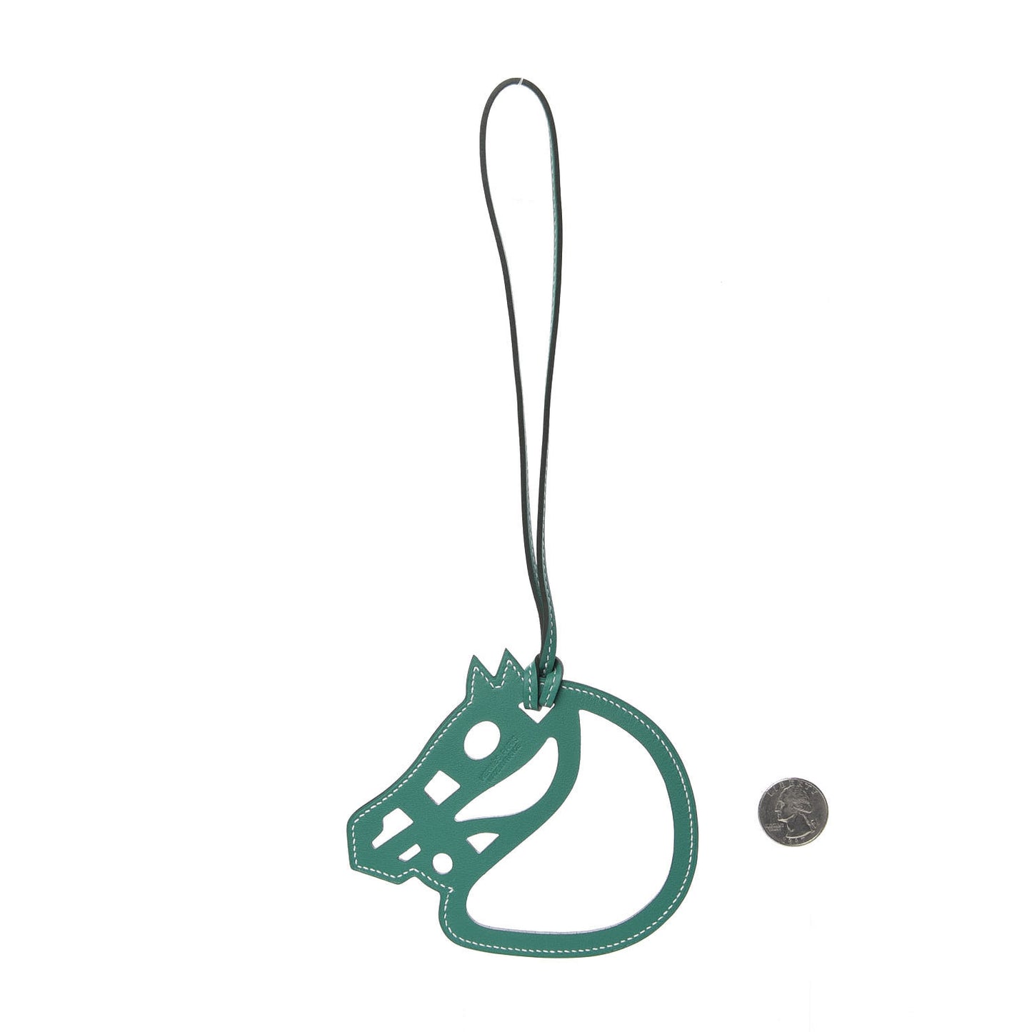 Swift Paddock Cheval Horse Bag Charm Vert Vertigo