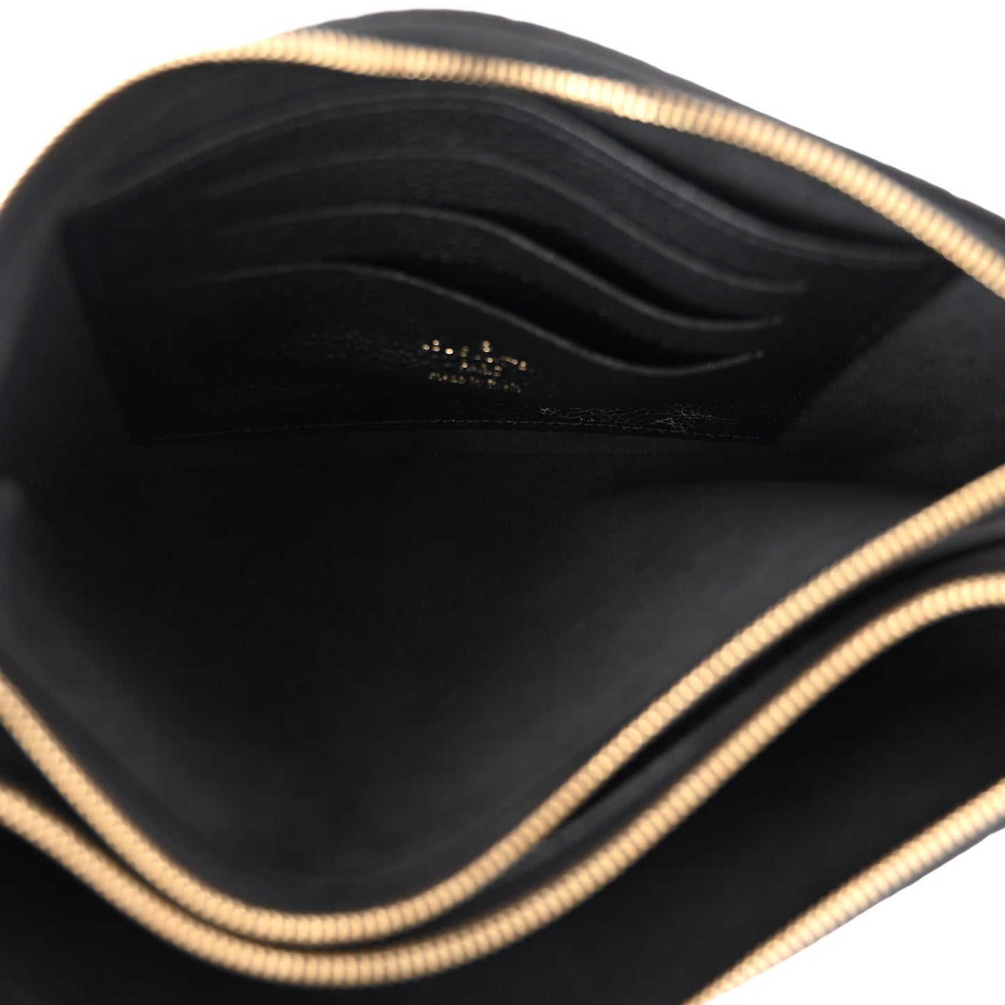 Empreinte Double Zip Pochette Black
