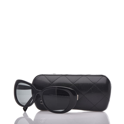 Chanel Crystal CC Sunglasses 5151-B Black 7 of 7
