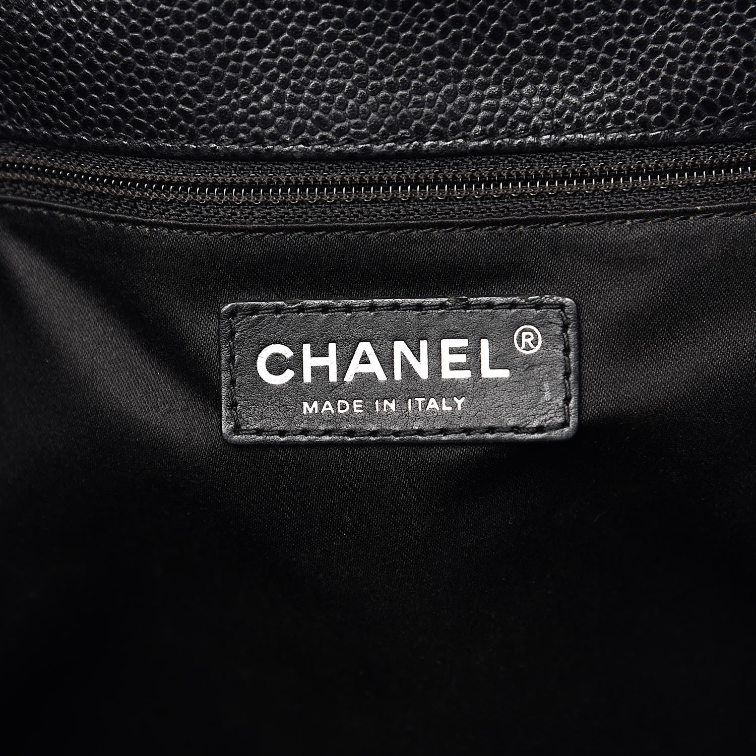 Chanel Caviar Quilted Grand Shopping Tote GST Black 7 of 16