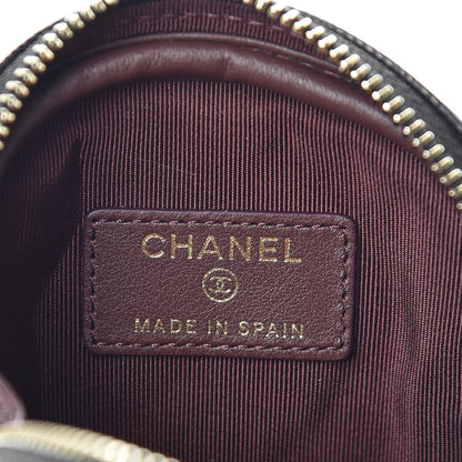 Chanel Caviar Quilted Zip Around Classic Coin Purse Black 6 of 8
