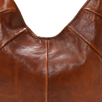 Saint Laurent Buffalo Mombasa Horn Hobo Brown 8 of 10