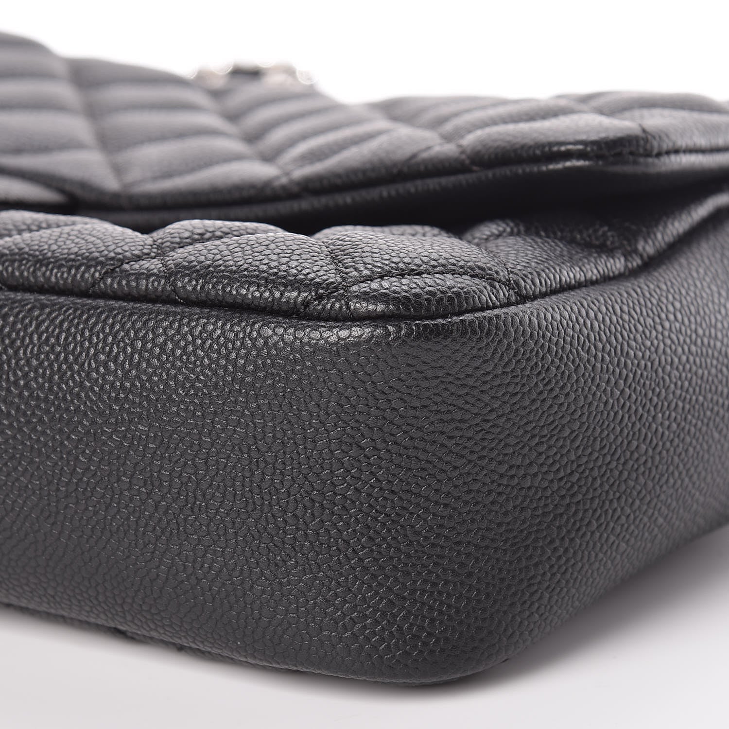 Chanel Caviar Quilted Jumbo Easy Flap Black 12 of 13