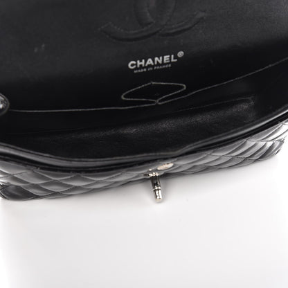 Chanel Patent Quilted Medium Double Flap Black 6 of 10