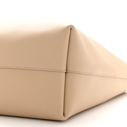 Saint Laurent Calfskin Large Shopping Tote Dark Beige 11 of 11