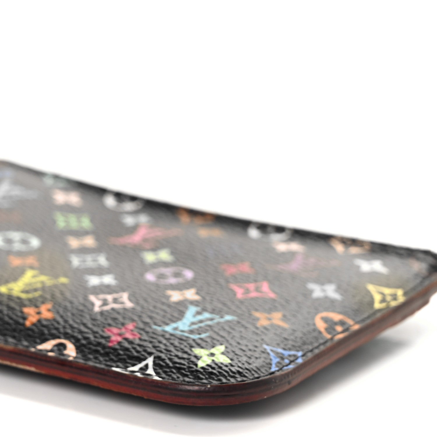 Louis Vuitton Monogram Multicolor Key Pouch Black Grenade 9 of 9