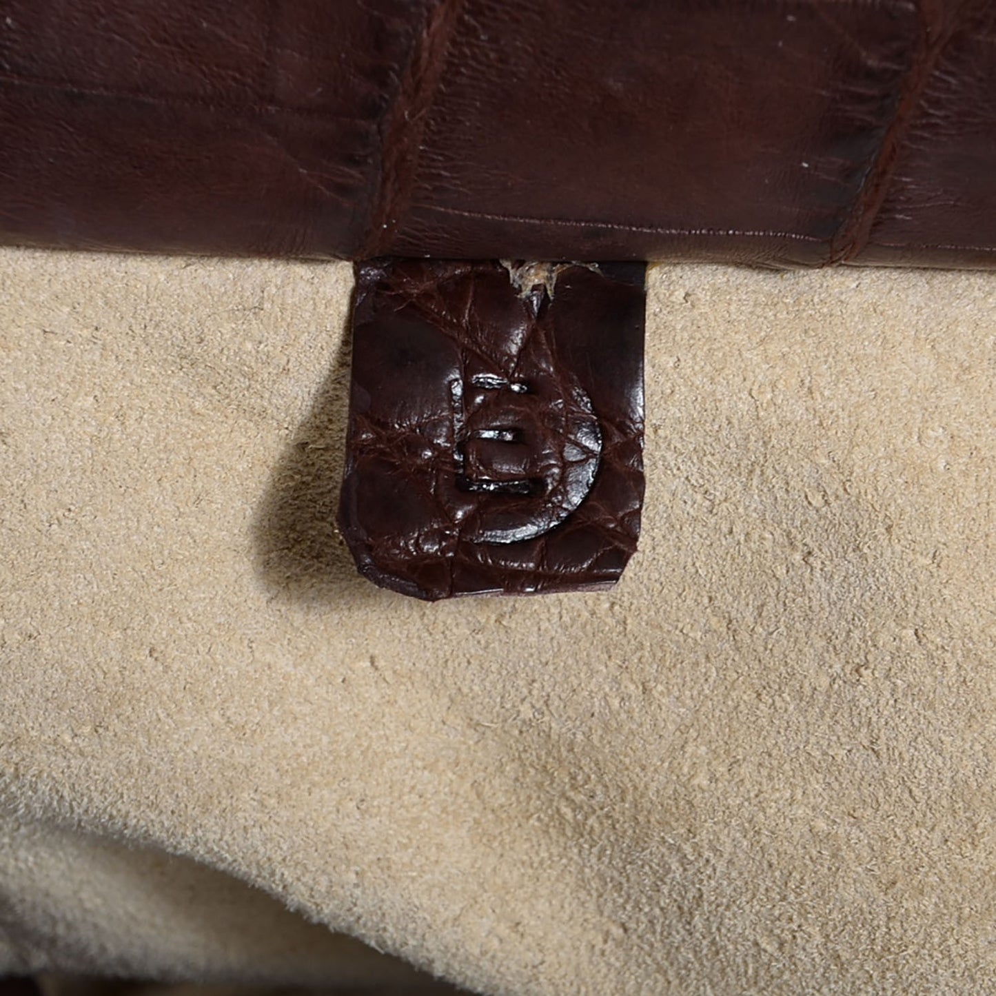 Crocodile Hobo Brown