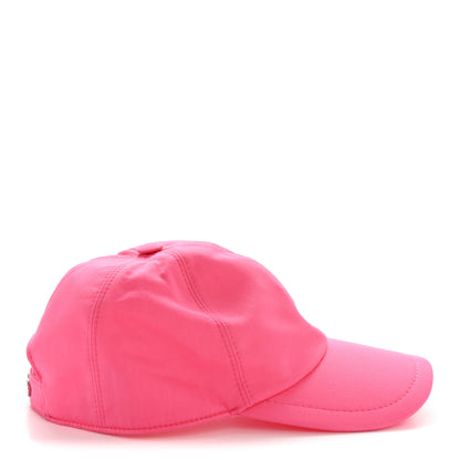 Chanel Cotton CC Cap Hat Fuchsia Orange 5 of 11