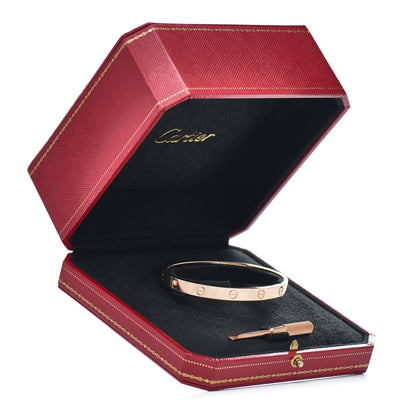 Cartier 18K Pink Gold LOVE Bracelet 18 5 of 5
