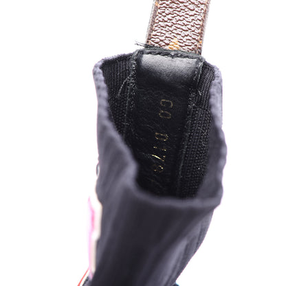 Louis Vuitton Stretch Fabric LV Black Heart Sock Sneaker 42 Black 10 of 10