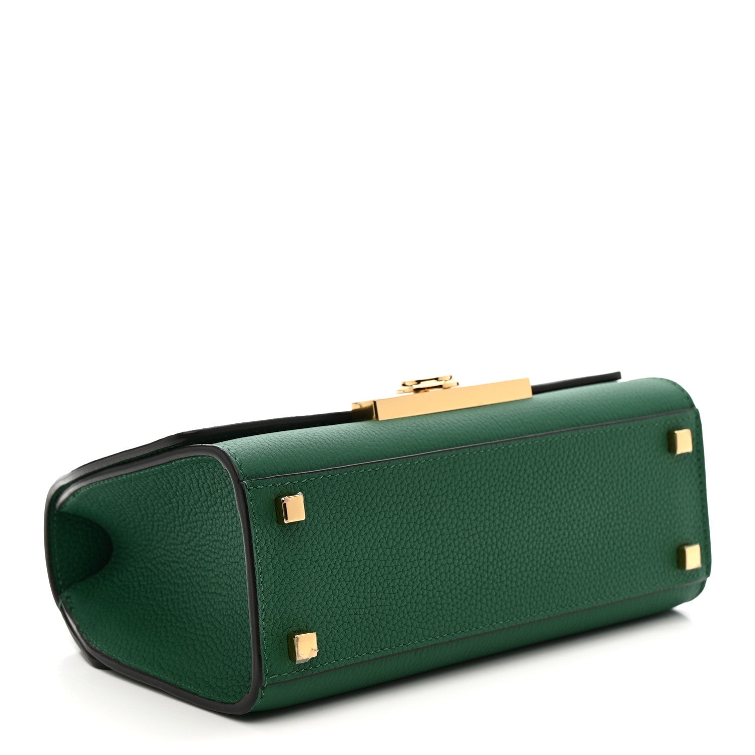 Moynat Taurillon Blush Rejane BB Emerald 4 of 10