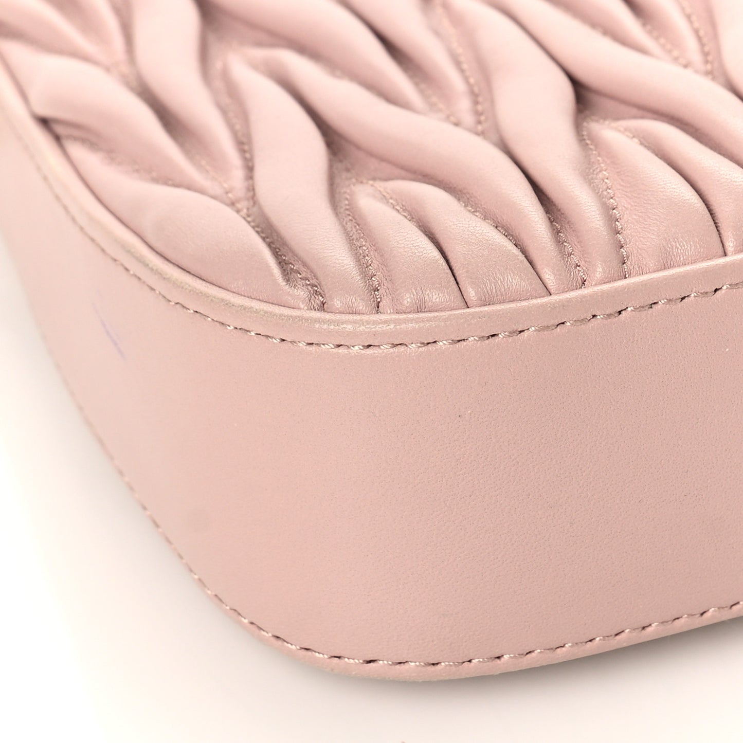Nappa Matelasse Sassy Handbag Opale