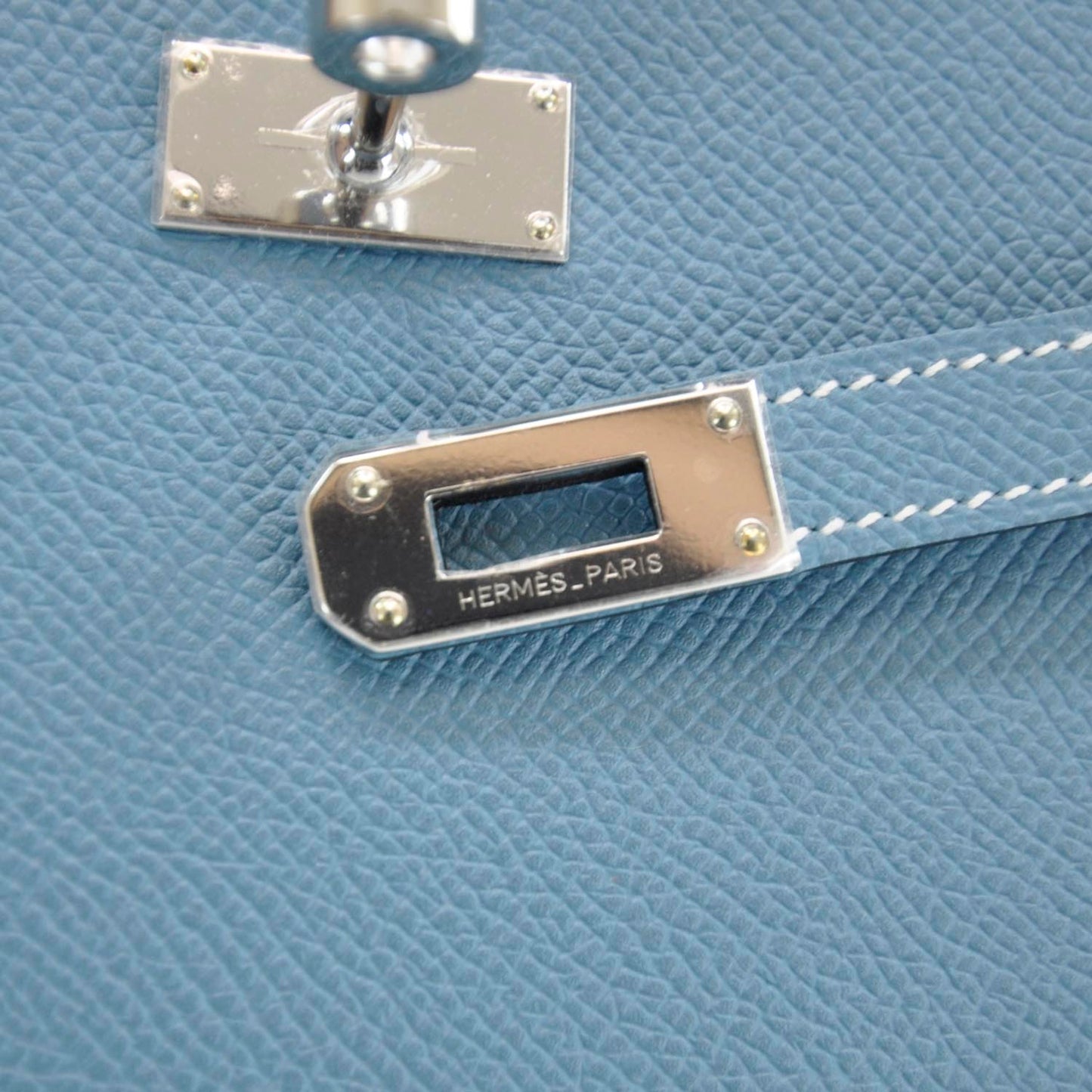 Epsom Kelly Longue Wallet Blue Jean