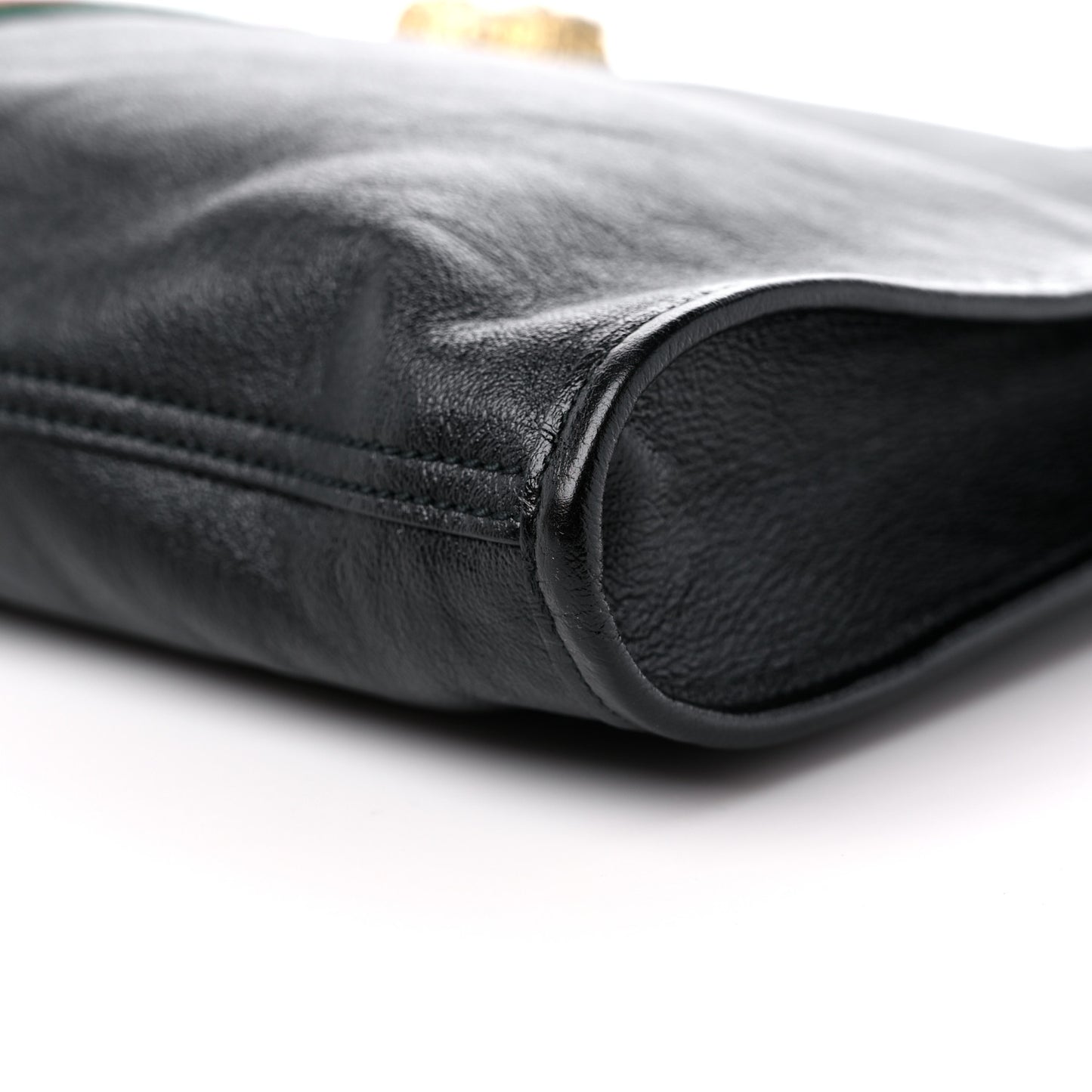 Calfskin Large Rajah Chain Tote Black