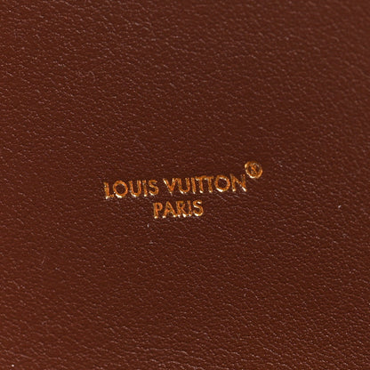 Louis Vuitton Monogram Calfskin LV Cow Pouch Bag Charm Brown 6 of 6