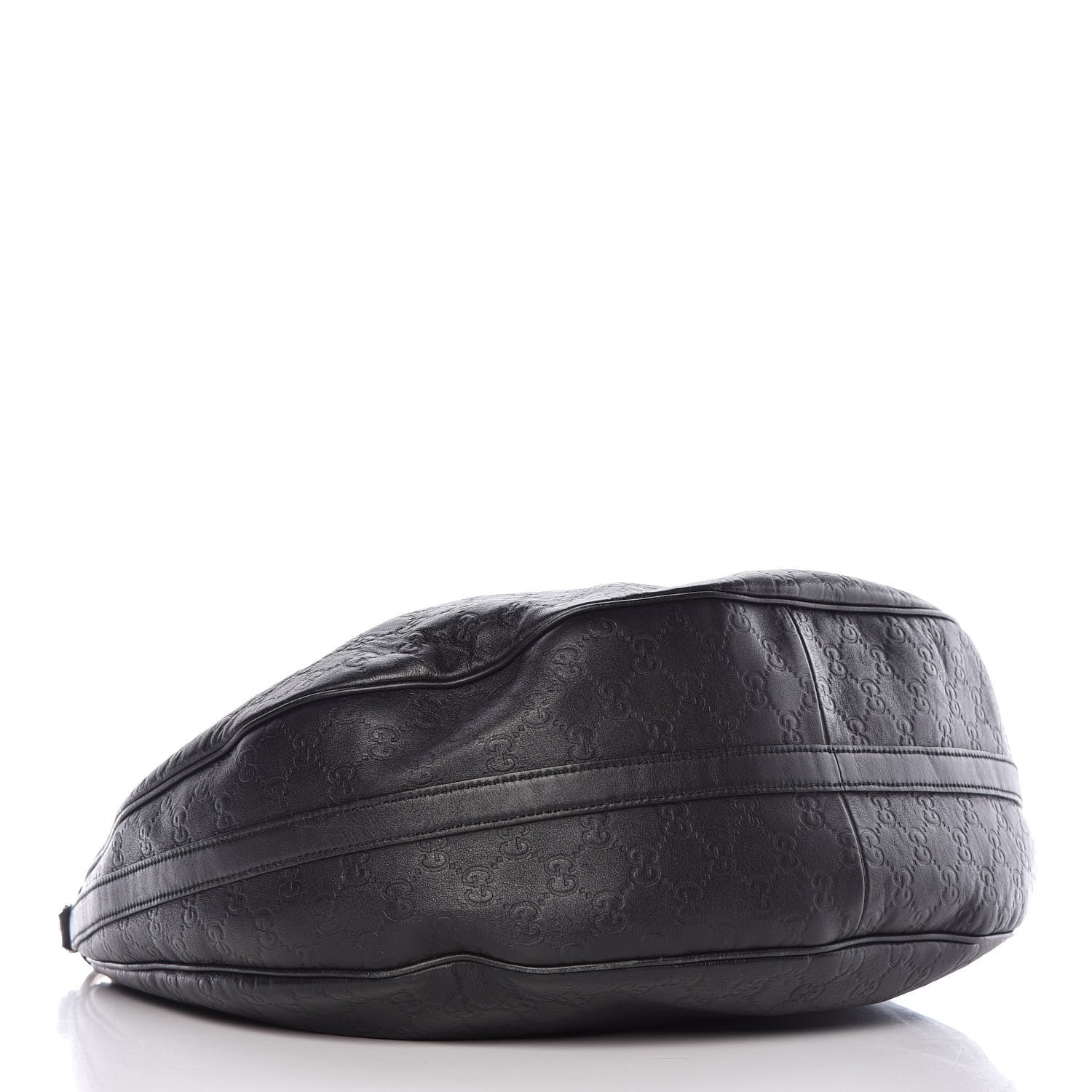 Gucci Guccissima Large GG Twins Hobo Black 4 of 12