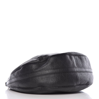 Gucci Guccissima Large GG Twins Hobo Black 4 of 12