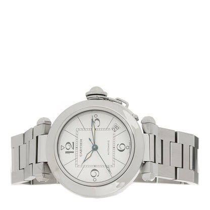 Cartier Stainless Steel 35mm Pasha C Automatic Watch 2 of 4