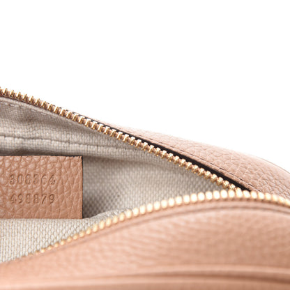 Gucci Pebbled Calfskin Small Soho Disco Bag Rose Beige 10 of 12