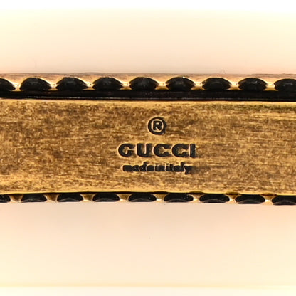 Gucci Resin Crystal Single Hair Barrette White 3 of 3