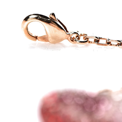 Louis Vuitton Swarovski Crystal V Heart Strass Bracelet 4 of 6