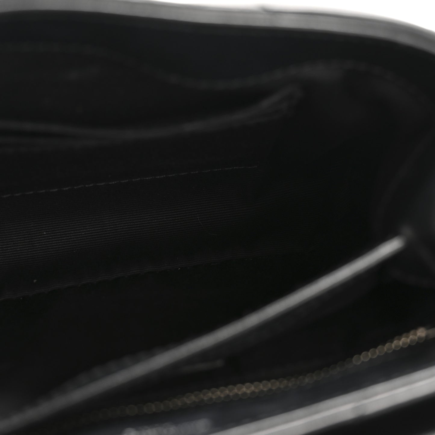 Calfskin Y Quilted Monogram Toy Loulou Crossbody Bag Black