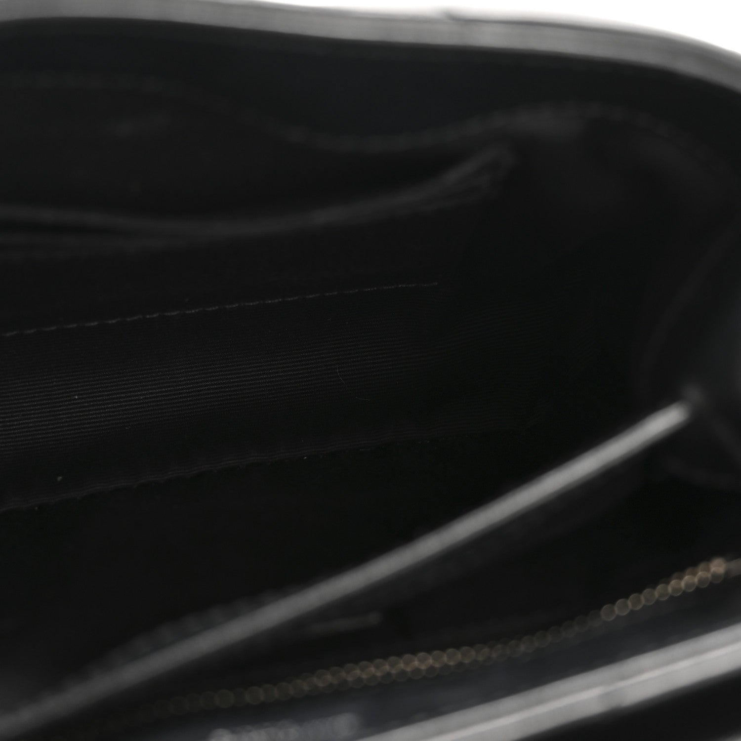 Saint Laurent Calfskin Y Quilted Monogram Toy Loulou Crossbody Bag Black 5 of 11