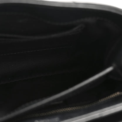 Saint Laurent Calfskin Y Quilted Monogram Toy Loulou Crossbody Bag Black 5 of 11