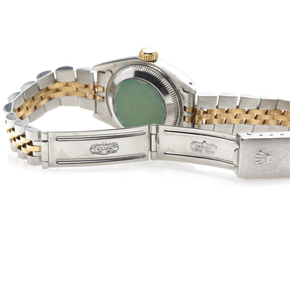 Rolex Stainless Steel 18K Yellow Gold 26mm Oyster Perpetual Datejust Watch Champagne 69173 6 of 7