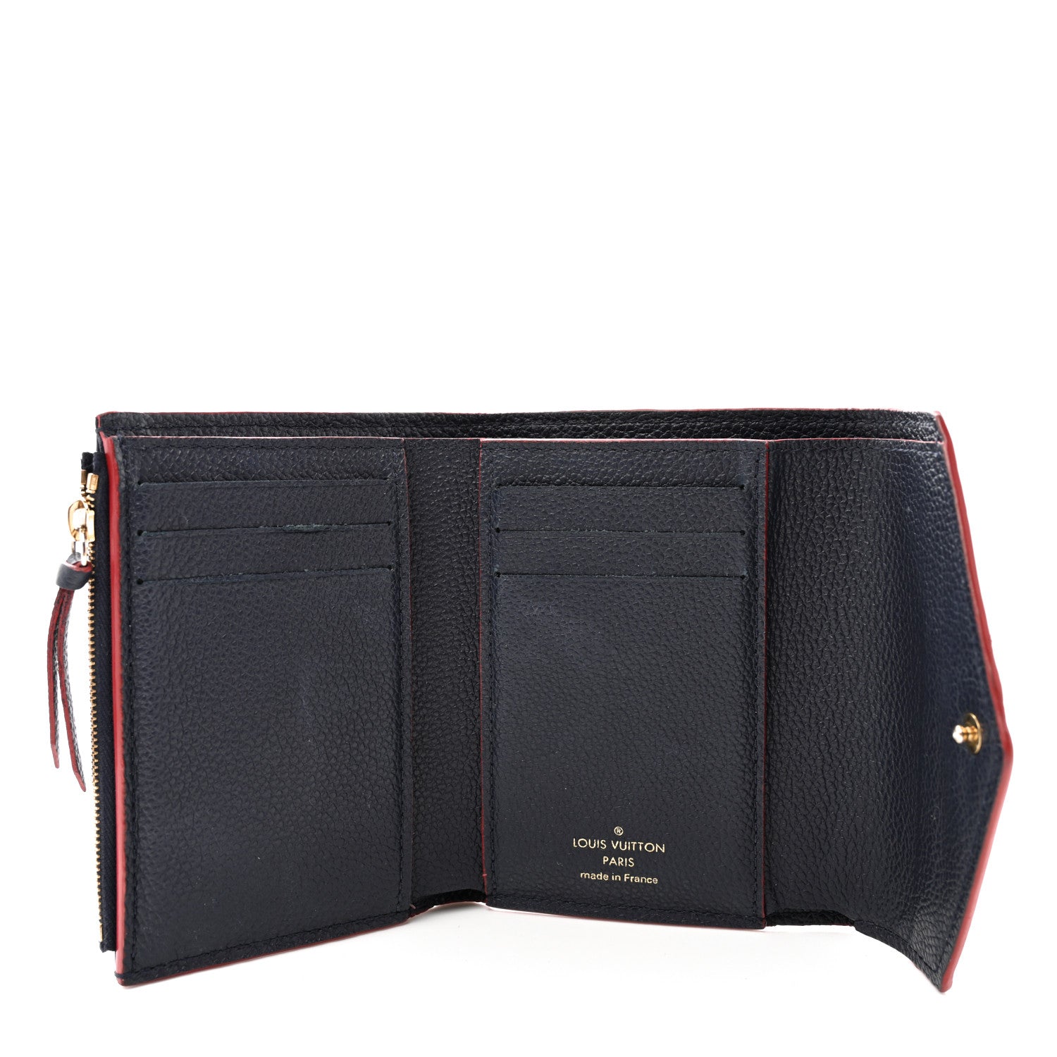 Louis Vuitton Empreinte Victorine Wallet Marine Rouge 5 of 10